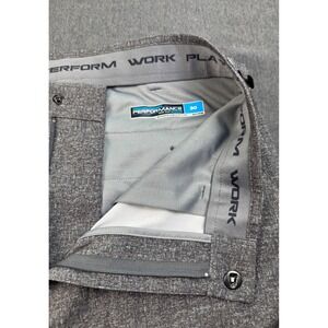 Roundtree Yorke PERFORMANCE Shorts Mens 30 Gray Work Play Activewear‎